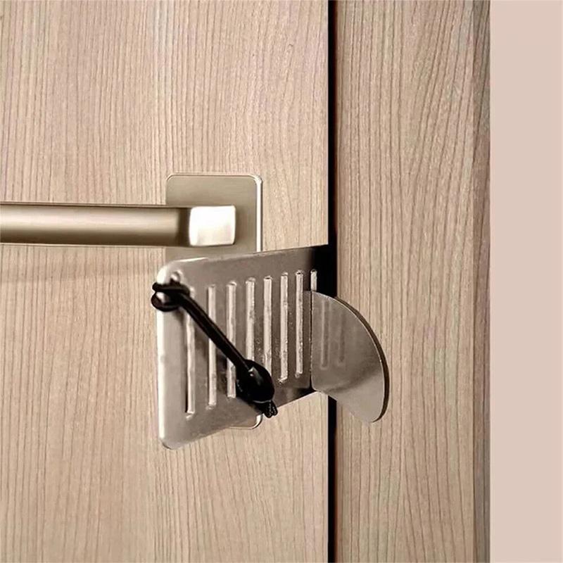 Portable 8cm Stainless Steel Safe Security Tool for Home Privacy Hotel Travel Door Lock Stopper Safety Anti Theft Door Blocker
