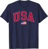 American Flag USA United States of America US 4th of July T-Shirt