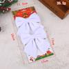 2/3PC Christmas Velvet Bows Xmas Pendants DIY Window Decora for Party Christmas Tree Topper Ornament for Wedding Outdoor Decor