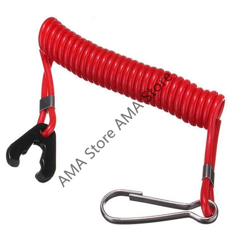 X7JF Boat Engine Motor Urgent Stop Switch Tether Cord for ATV Boat Bike