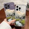Beautiful Village At The Foot Of The Mountain Phone Case For IPhone 17e 17 Pro Max 16 15 14 13 12 11 Plus Shockproof Ins Cover