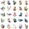 50 Cute Birds Series Small Animal Graffiti Stickers Children'S Stickers