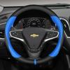 Car Steering-Wheels Cover 38cm 15in Leather For Chevrolet Cruze Malibu Sail Spark Captiva Equinox Trax/Tracker AVEO Lova Camaro xw2