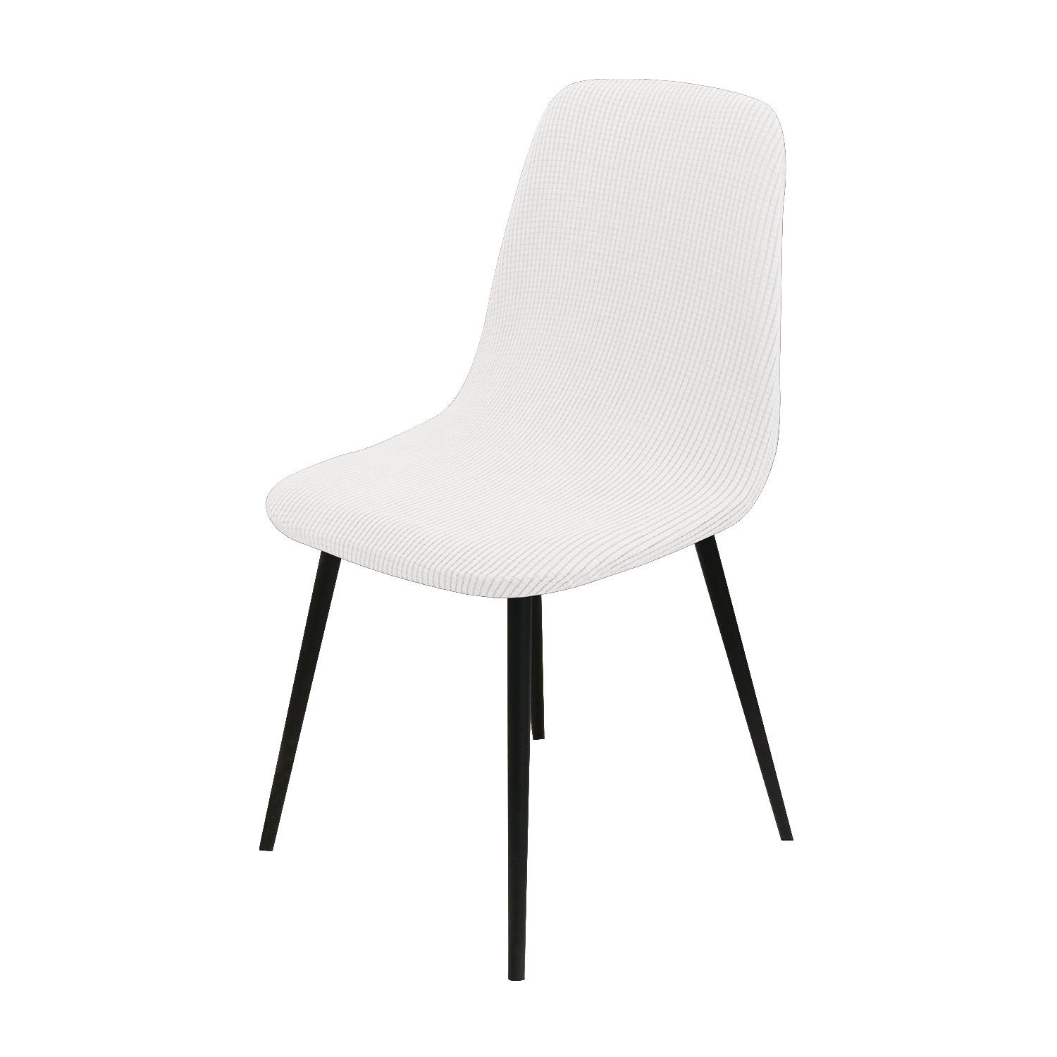 

Чехлы для стульев Mid Century Modern для обеденных стульев, чехлы для стульев Stretch Shell для обеденных стульев, чехлы для кресел Lounge без подлокотников для кухни, офиса, гостиной W18xD18xH16inch-1pc