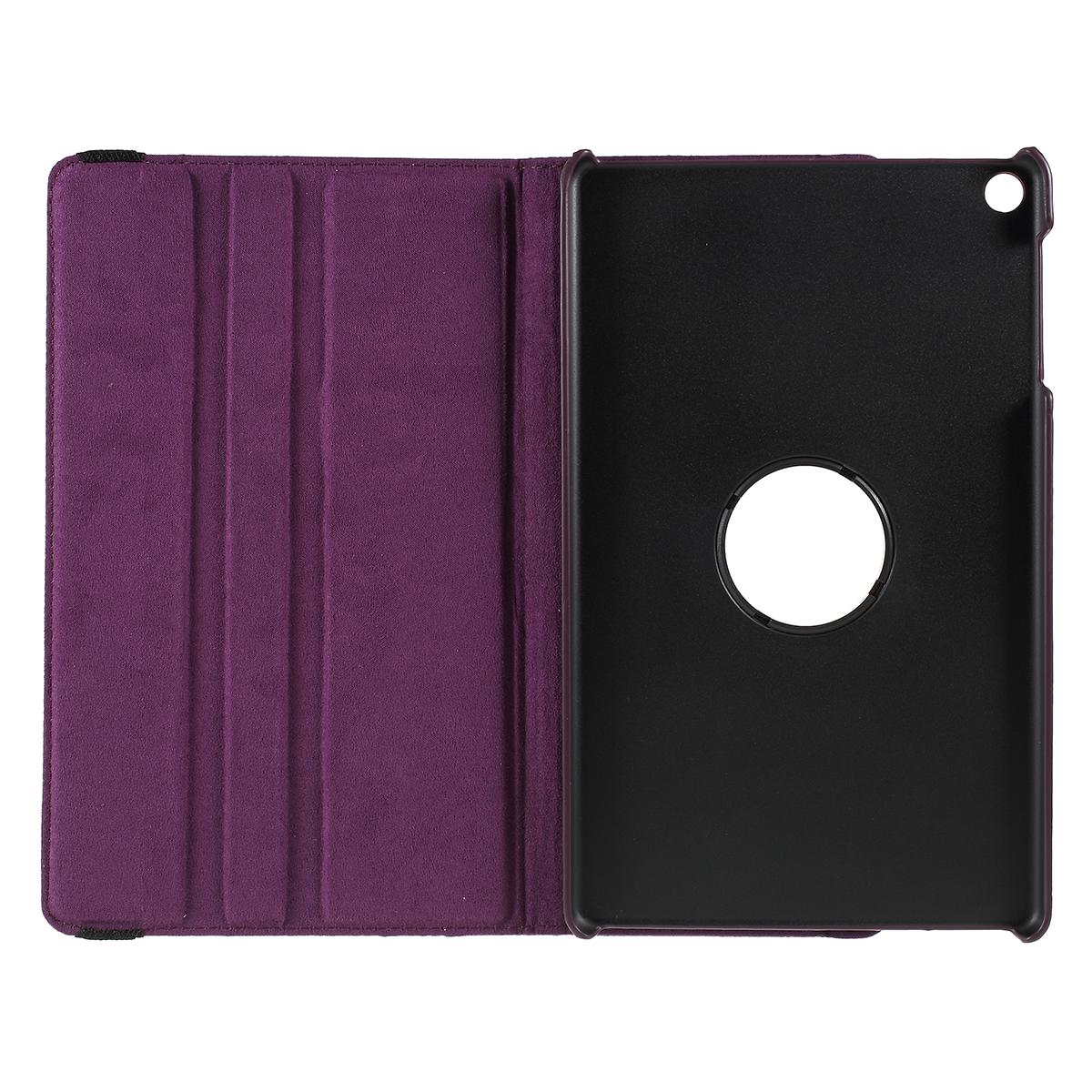 

For Huawei MatePad SE 10.4-inch Case 360-Degree Rotating PU Leather Cover with Elastic Band Purple
