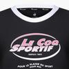 Le Coq Sportif Short sLeeve Crop Rash Guard Blk   Qp222srs52