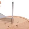 Cheese Shaver Beech Wood and 304 Stainless Steel Spiral Cheese Curler for Parties