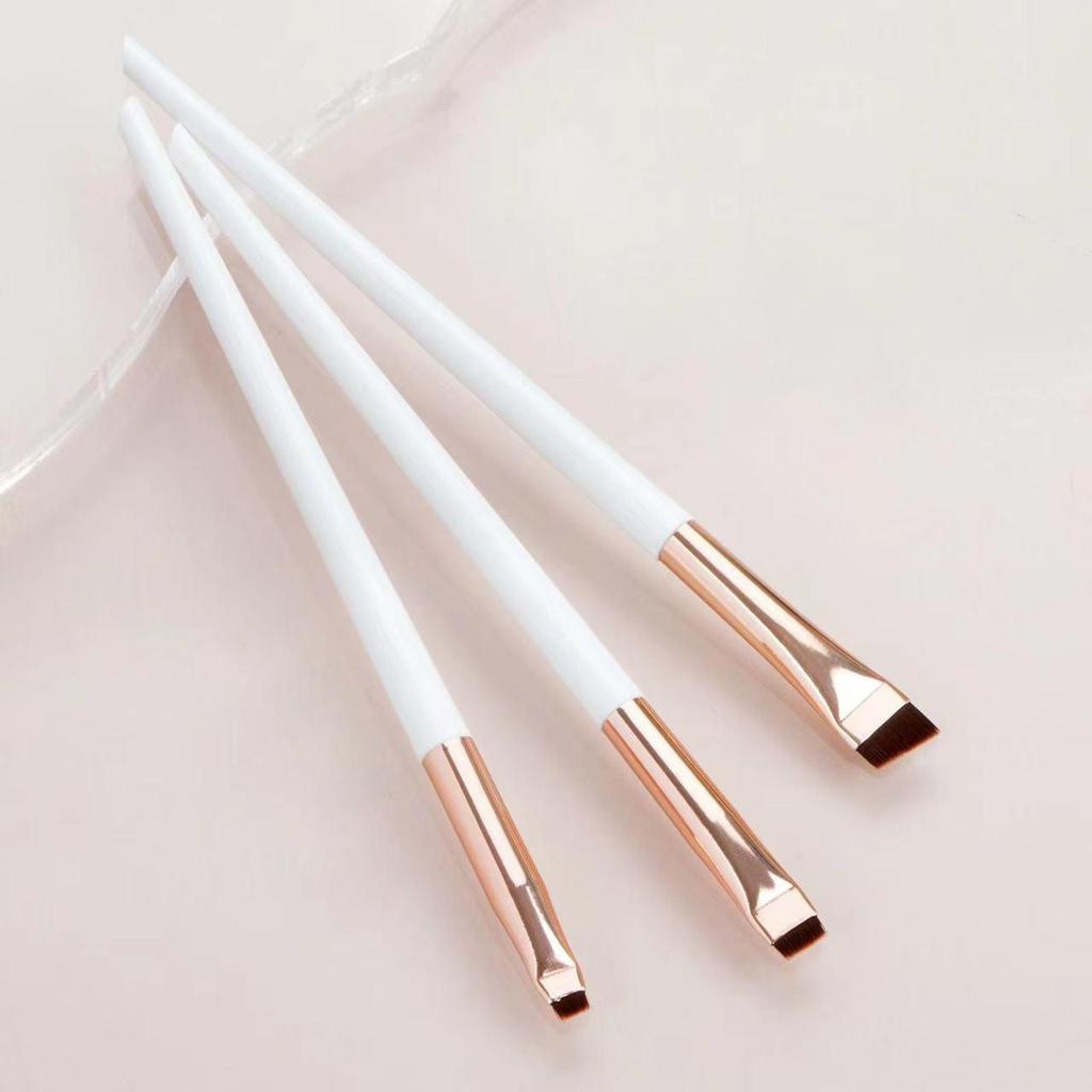 3 Blade Oblique Tail Eyeliner Brush - Eyebrow Brush - Eyebag Brush - Concealer Detail Brush for Cross-border Sales.