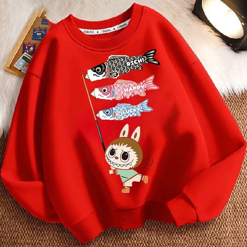 Cute and Loose Hoodies for Children, Fashionable Long-sleeved Hoodies for Boys and Girls In Spring and Autumn