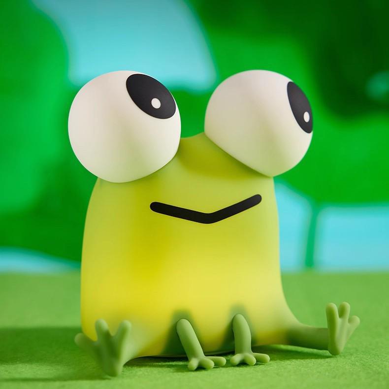 

New Cross-border Bestseller: Funny Frog Silicone Night Light - Children s Stress-Relief & Eye-Friendly Gift 2W