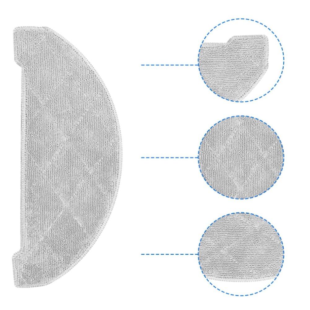 3pcs Mop Cloth for Airrobo T10+ Robot Vacuum Cleaner Replace Washable Mop Rag