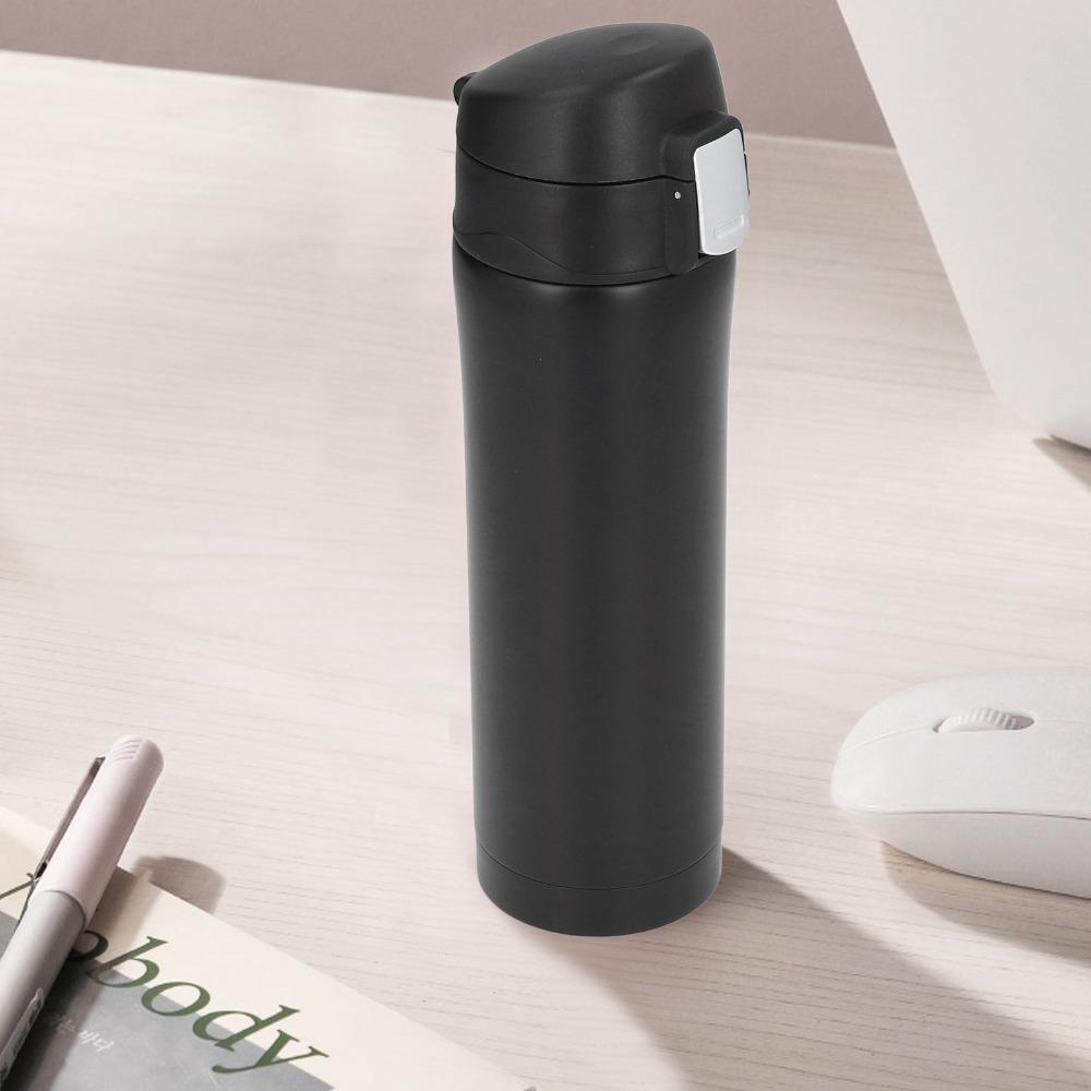 One Click Open Bounce Lid Tumbler Leakproof Lock Travel Mug Lock Buckle Cup Commute Travel