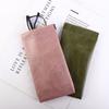Letter Waterproof PU Leather Glasses Case Sunglasses Storage Bag Cosmetic Bag Small Coin Purse