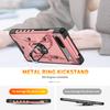 For Google Pixel 7 5G TPU+PC Dual Layer Phone Case Ring Holder Kickstand Protective Cover