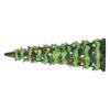 Sculptură Pom de Crăciun Luminoasă Rășină Pom de Sărbători Ornament de Birou cu Lumină LED Pentru Mese Mantele Decorațiune de Sărbători