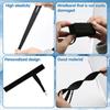 Nylon Wrist Straps Black 10 Inches 2 Pieces Elastic Gloves Accessories For Men Women Winter Sports Skiing Anti Loss Hanging Straps For Gloves Fixing