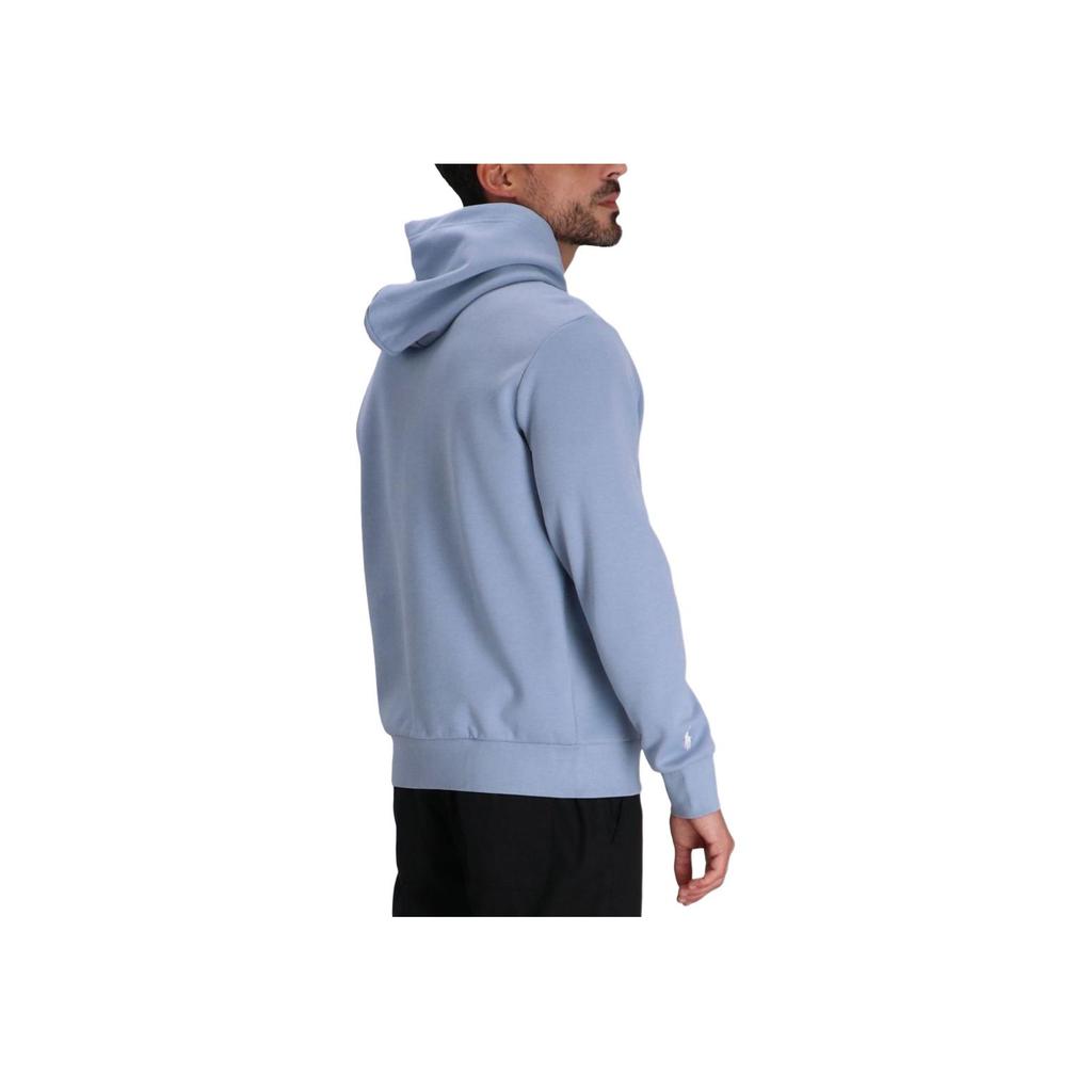 Polo Ralph Lauren Ss24 Kapuzenpullover mit Langen Ärmeln und gesticktem Buchstabenlogo Herren sweatshirt Hellblau 710936586-010