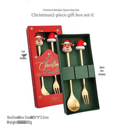 Weihnachts Löffel und Gabel Geschenkset