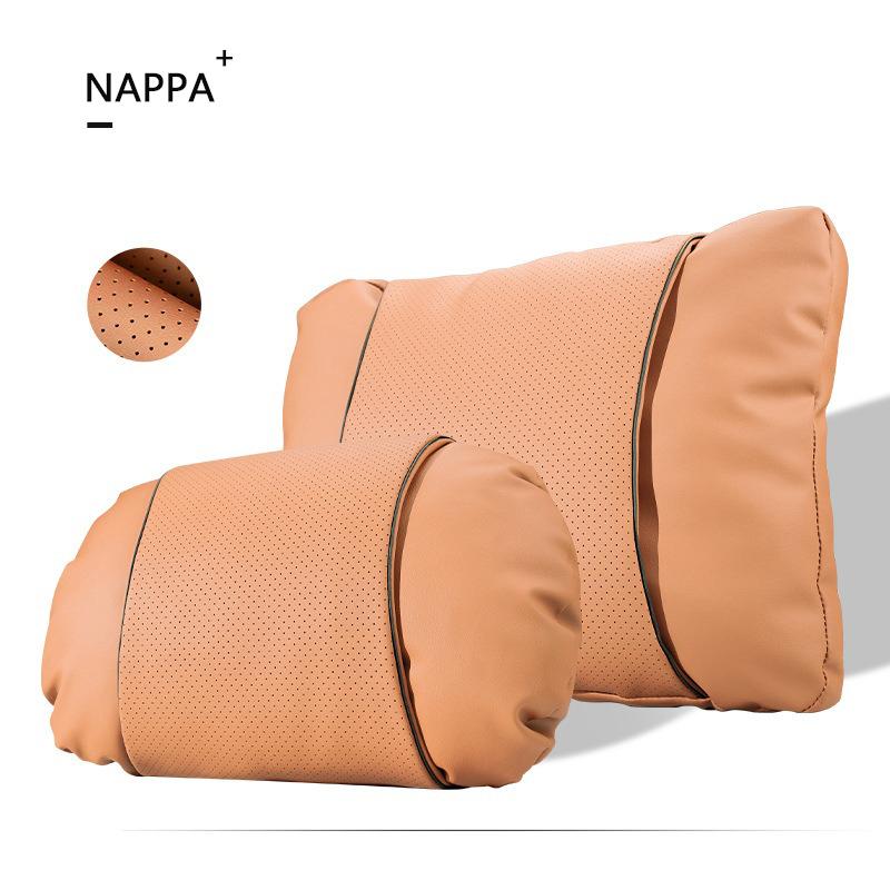 NAPPA Car Neck Pillow Leather Support Headrest Travel Comfort Car Waist Pillow  For Lexus NX GS RX IS ES GX LX RC 200 250 350