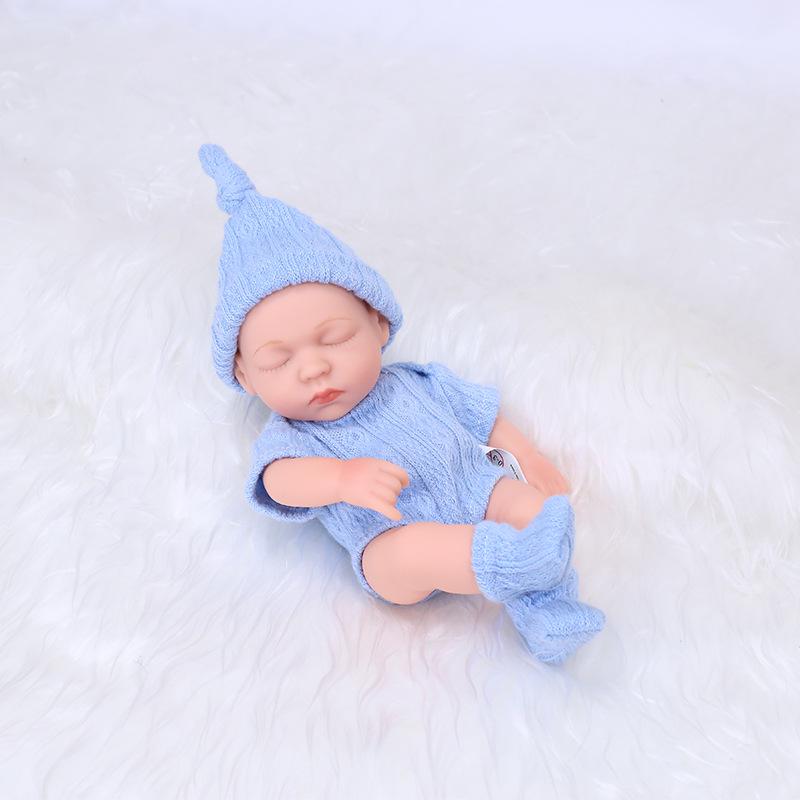 Mini Realistic Silicone Reborn Doll – Children's Soft Body Girl Figure Gift