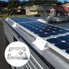 Solar Panel Mount Solar Mounting Kit No Punching Corner Bracket Kit Solar Mounting Kit UV-Resistant For Trailers Sheds RV Boats
