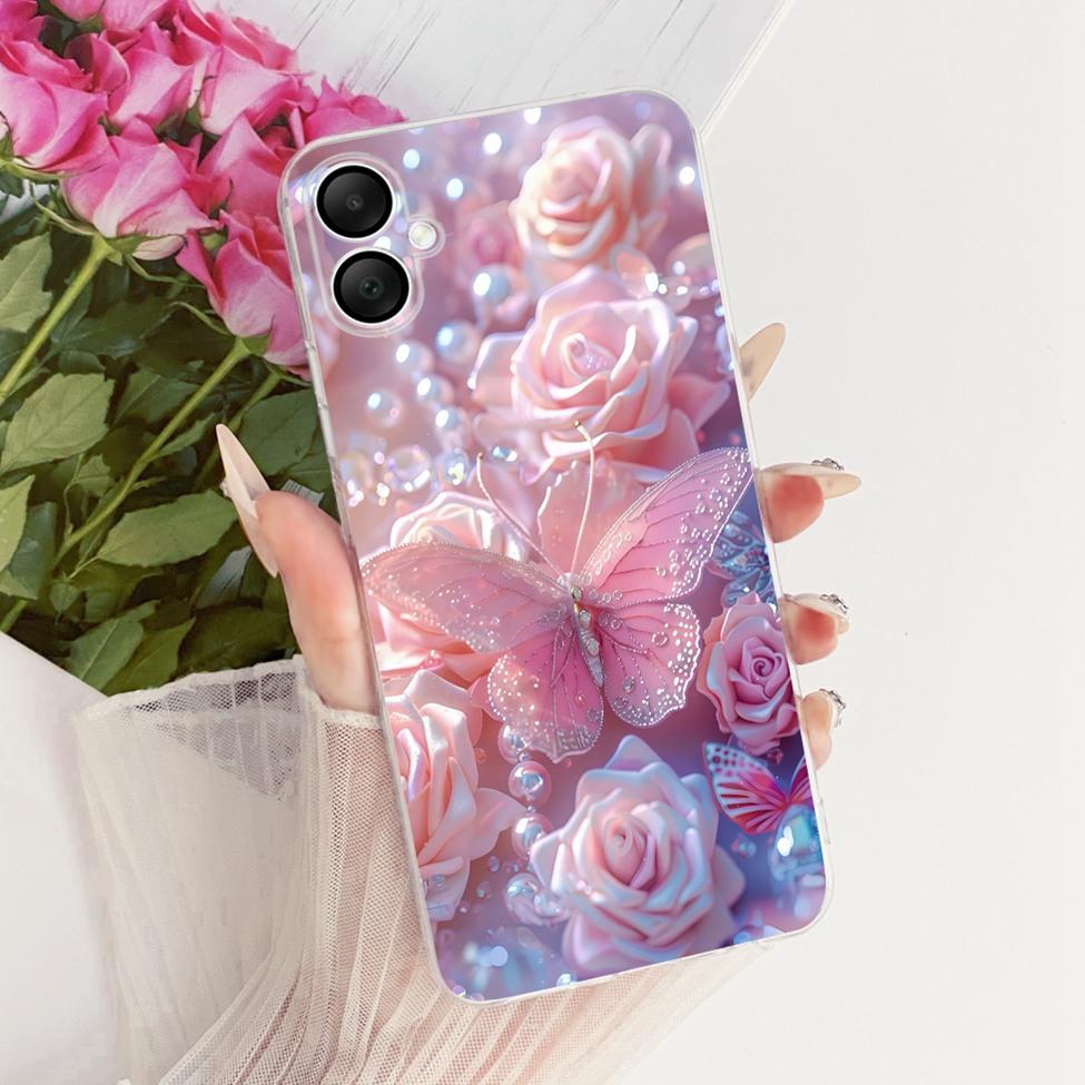 Clear Cover For Samsung Galaxy A06 4G Case Cute Cat Fashion Cool 2D Painted Casing For Samsung A06 4G SM-A065F SM-A065M