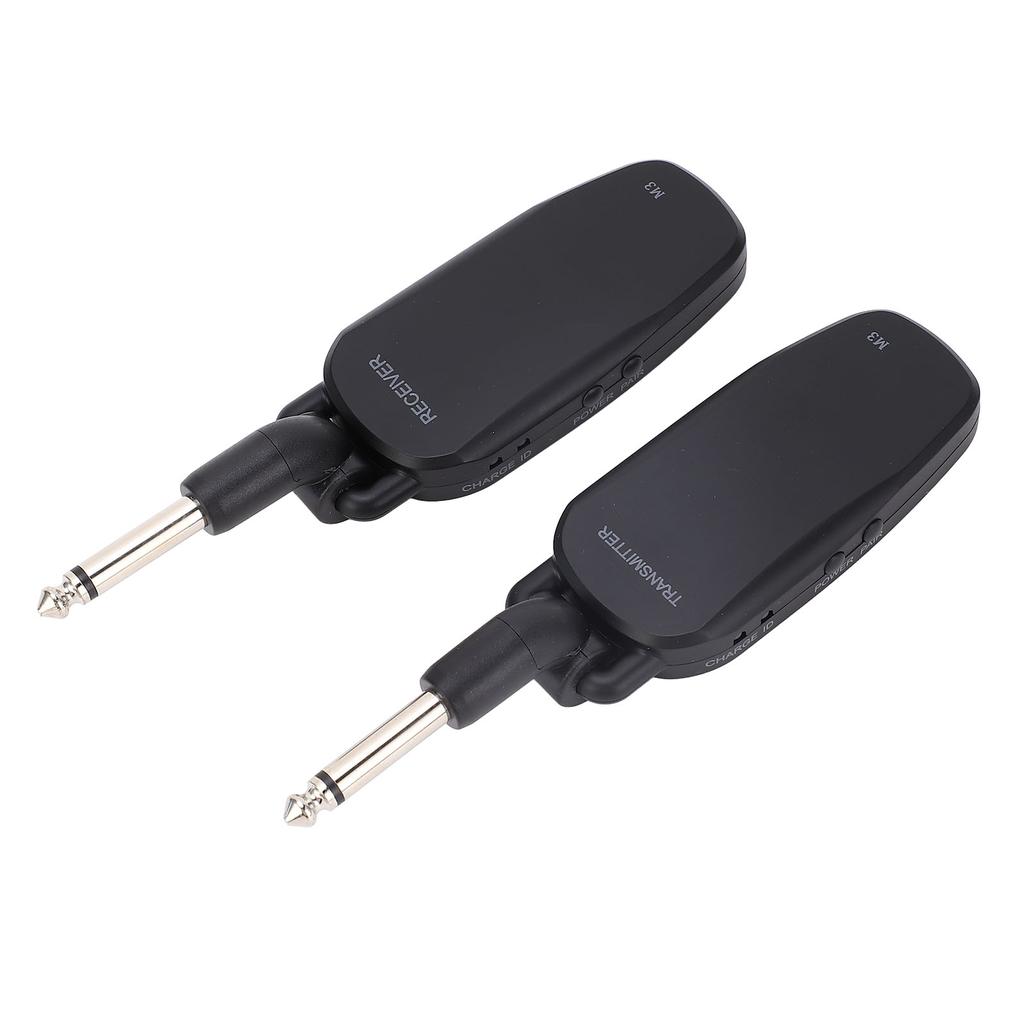 2.4G Wireless Guitar Audio System Transmitter Receiver Set for Electric Guitar Bass Built in Lithium Battery