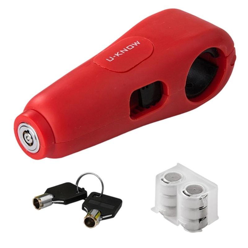 Motorcycles Lock, Anti Theft Grip-Lock,Security Locks for Throttle & Brake Handlebar,Lock Front Brake & Clutch