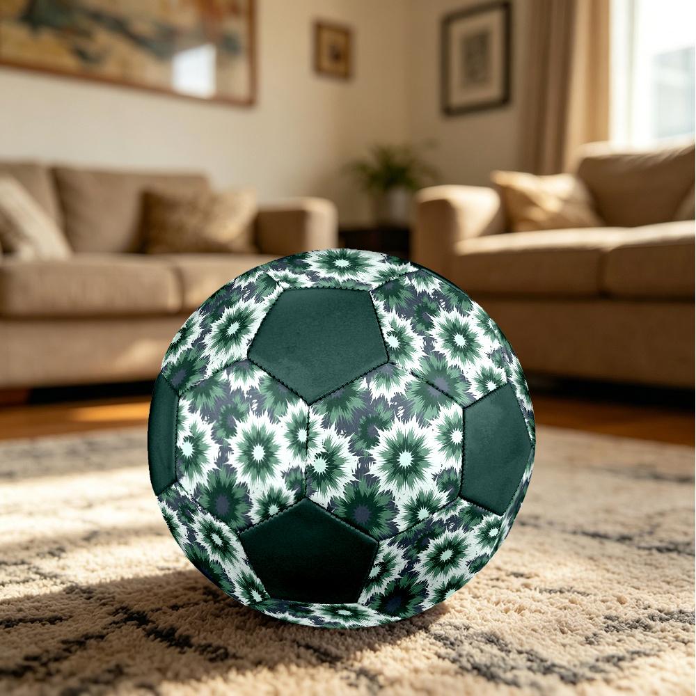 1pc Abstract Floral Durable Soccer Ball/Football, Size 5, Perfect for Training, Entertainment And Competition,Gift yy26060686