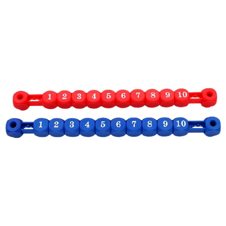 

2Pcs Football Scoring Counters Score Keepers Table Air Hockey Scoring Units Counter Football Scoreboard Accessory синій/червоний