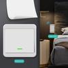 Wireless Remote Control Switch Wall Panel Transmitter Wireless 433mhz Light Switch for Homes Living-Room Bedroom