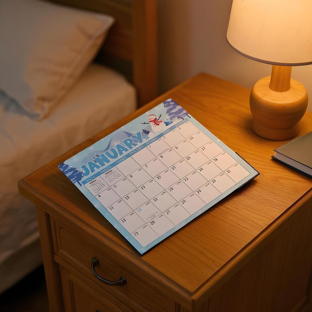 2026 Magnetic Refrigerator Family Calendar 18-Month Fridge Calendar to June 2027 Tear-Off Calendar Schedule Planner Calendar