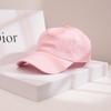 Men's and women's soft top solid color cap star ins show face small casual versatile trendy black baseball cap