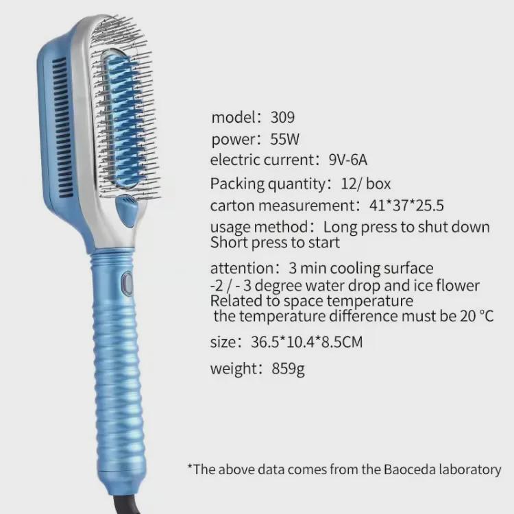 Portable Wireless Negative Ion Hair Comb - Anti-scalding, Air Bangs, Inner Buckle, Summer Straightening.