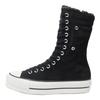 Converse  All Star Fold Over Lift Hi Black Women Sneakers A15229C