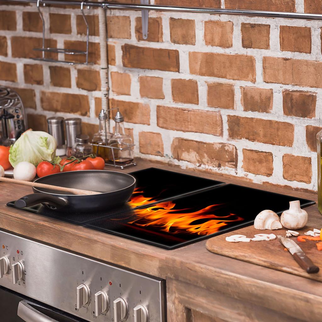 Glass Hob Protector 2x30x52 Fire