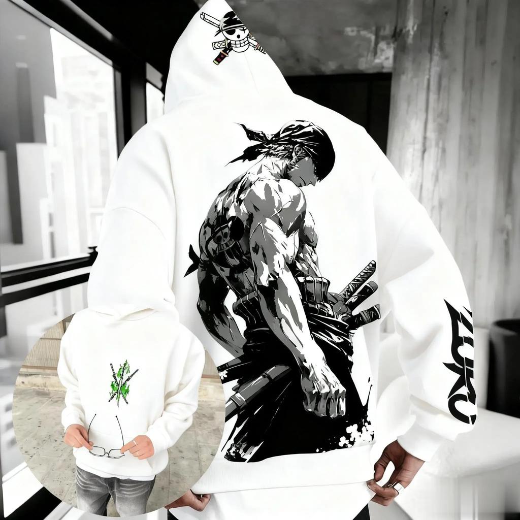 Anime Hoodie Men Women One Piece Luffy Gear 5 Nika Streetwear Casual Pullover Sweatshirt Autumn Winter Cosplay Long Sleeve Tops