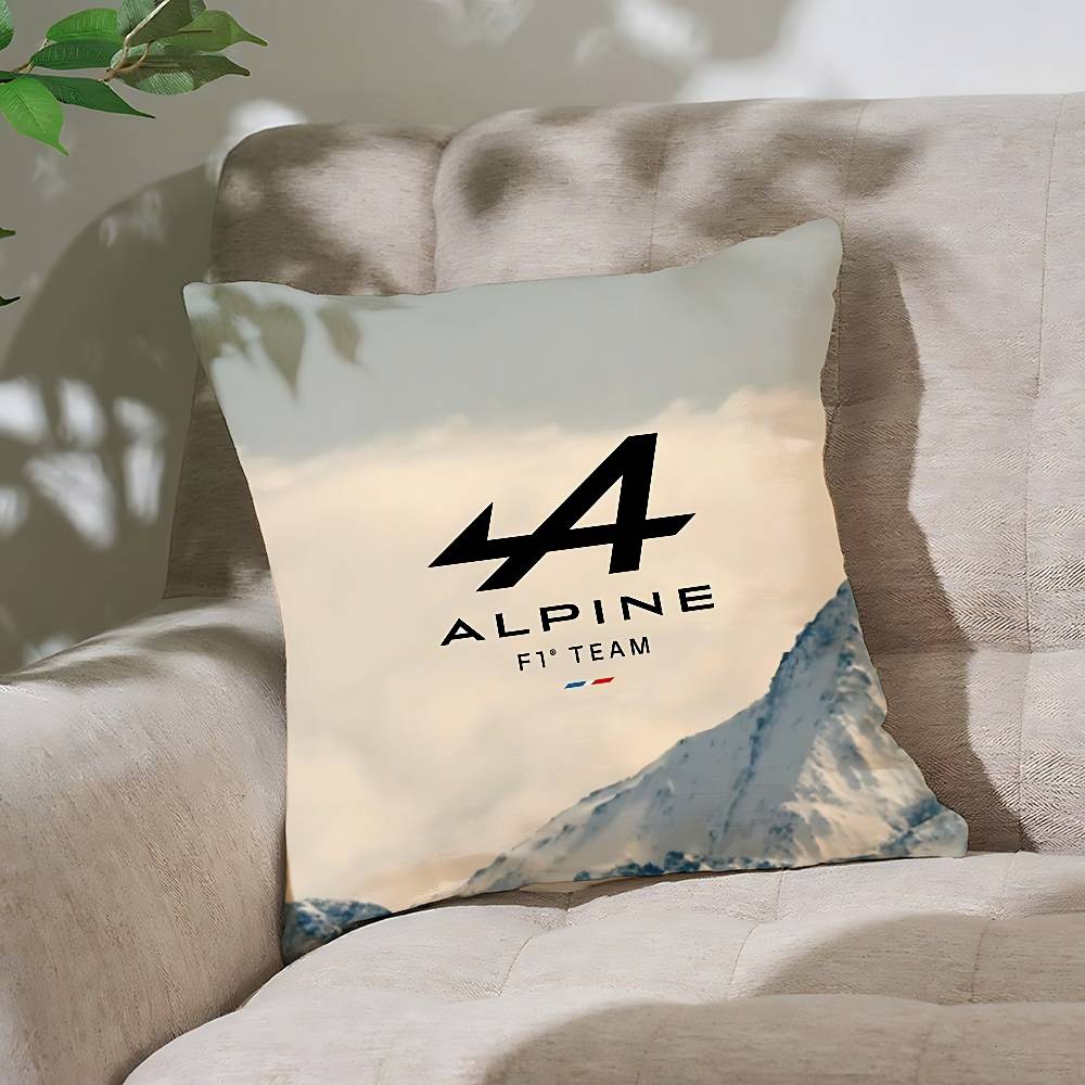 R-AlpineS Team Cool Pillow Case Cushion Cover Soft Cute Throw Pillow Case For Car Sofa Pillowcase Polyester With