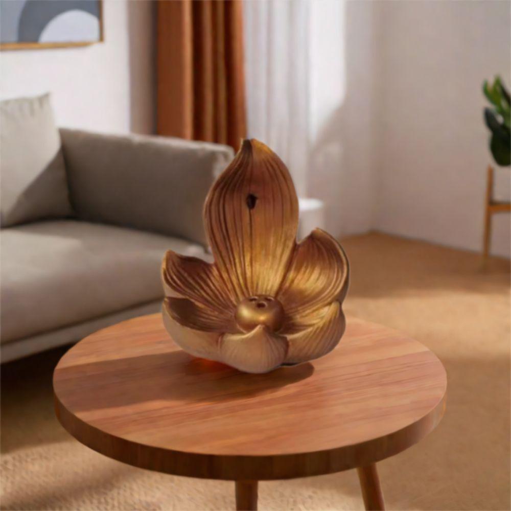 

Lasting Lotus Reflux Incense Seat Portable Lotus Incens Ornament Resin Diffuser Holder Meditation рожевий