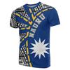 Nauru Flag Graphic T Shirts NR National Emblem 3D Print T Shirt For Men Clothing Sports Contest Jersey Daily Tees Boy Tops 2024