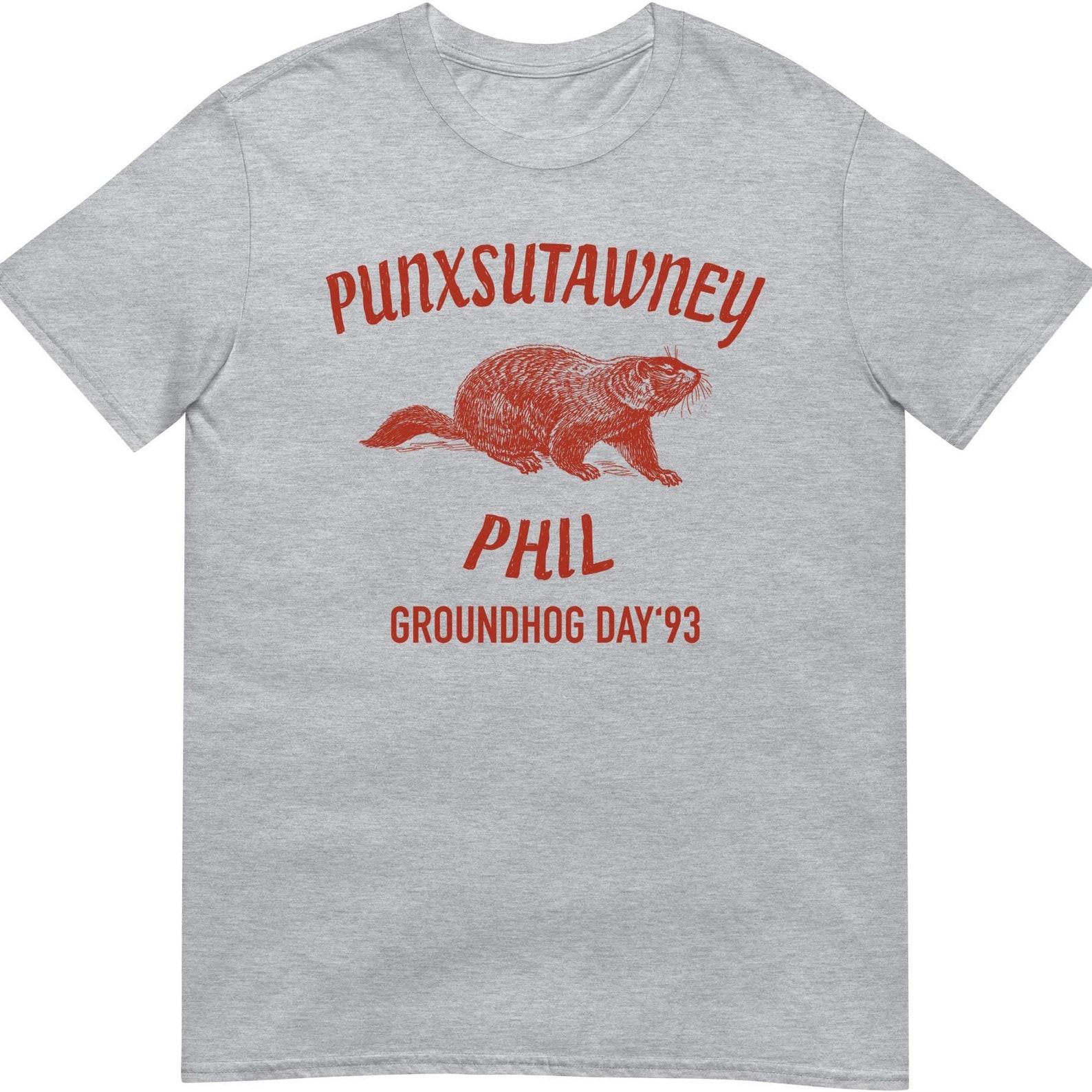 Punxsutawney Phil T-Shirt: Groundhog Day Movie Tee, Unisex Shirt XL