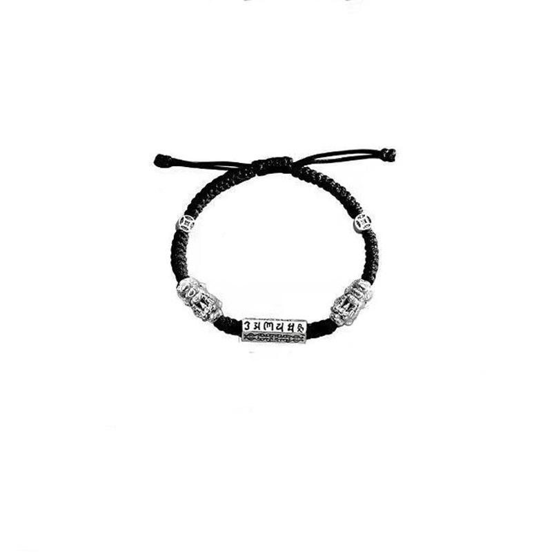 Pixiu Lucky Bracelet Men's Tide Transshipment Hand Rope Fashion Generous Boys High-end Niche Jewelry Gift