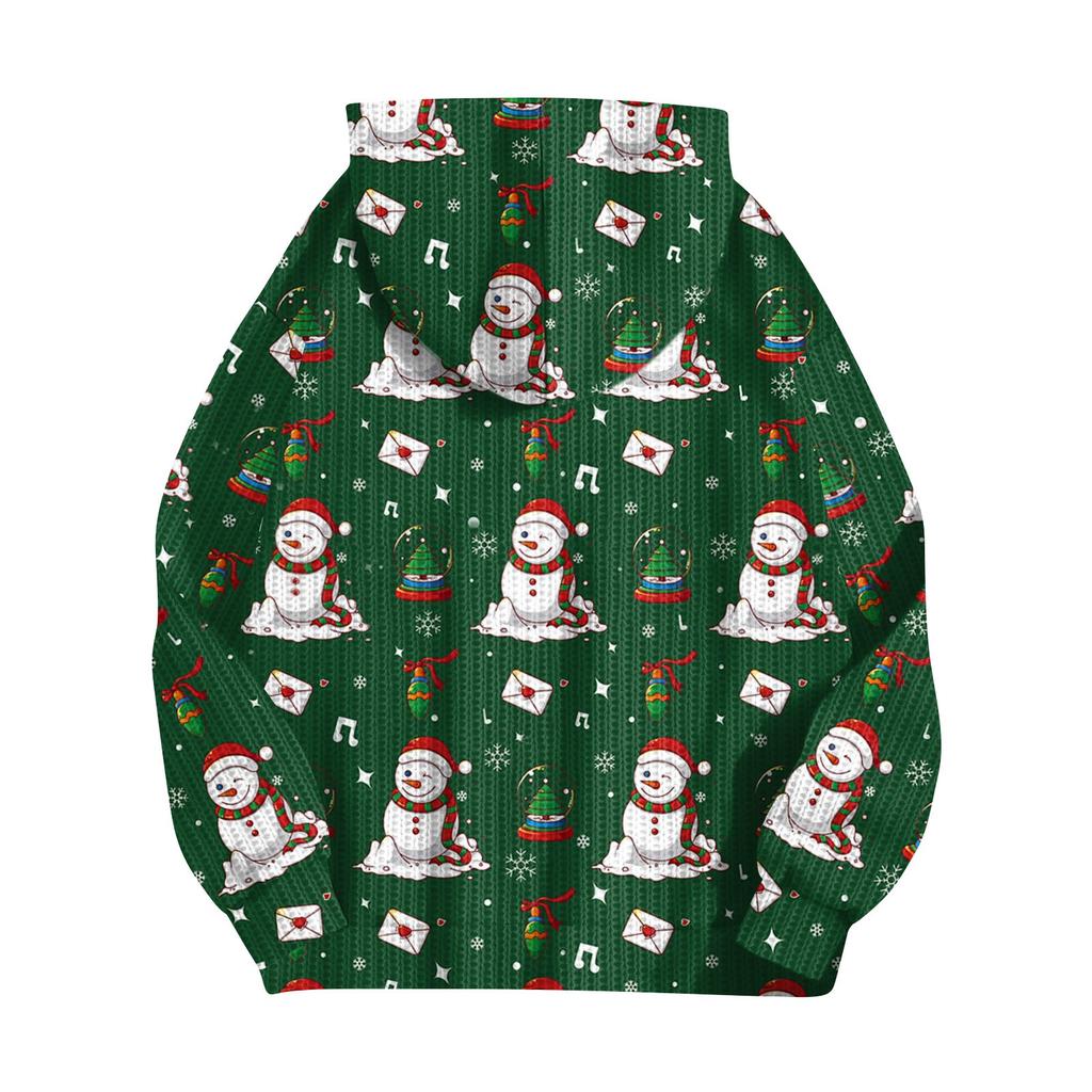 Women's Fashion Jacket Casual Printed Long-sleeved Hooded Cardigan Sweatshirts