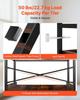 Industrial Bookshelf, 6-Tier, Vintage Ladder Shelf Bookshelves and Bookcases, with Metal Frame, Book Organizer with Open Shelves, for Living Room,