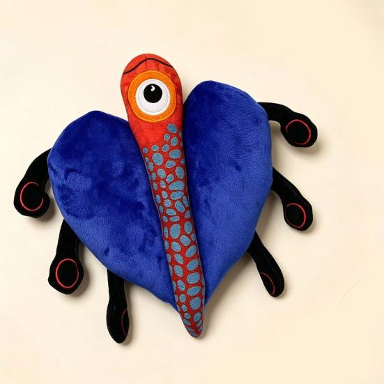Fish Plush Toy, Game Character Stuffed Animal Doll, Soft Collectible Figure for Fans, Home Desk Decor