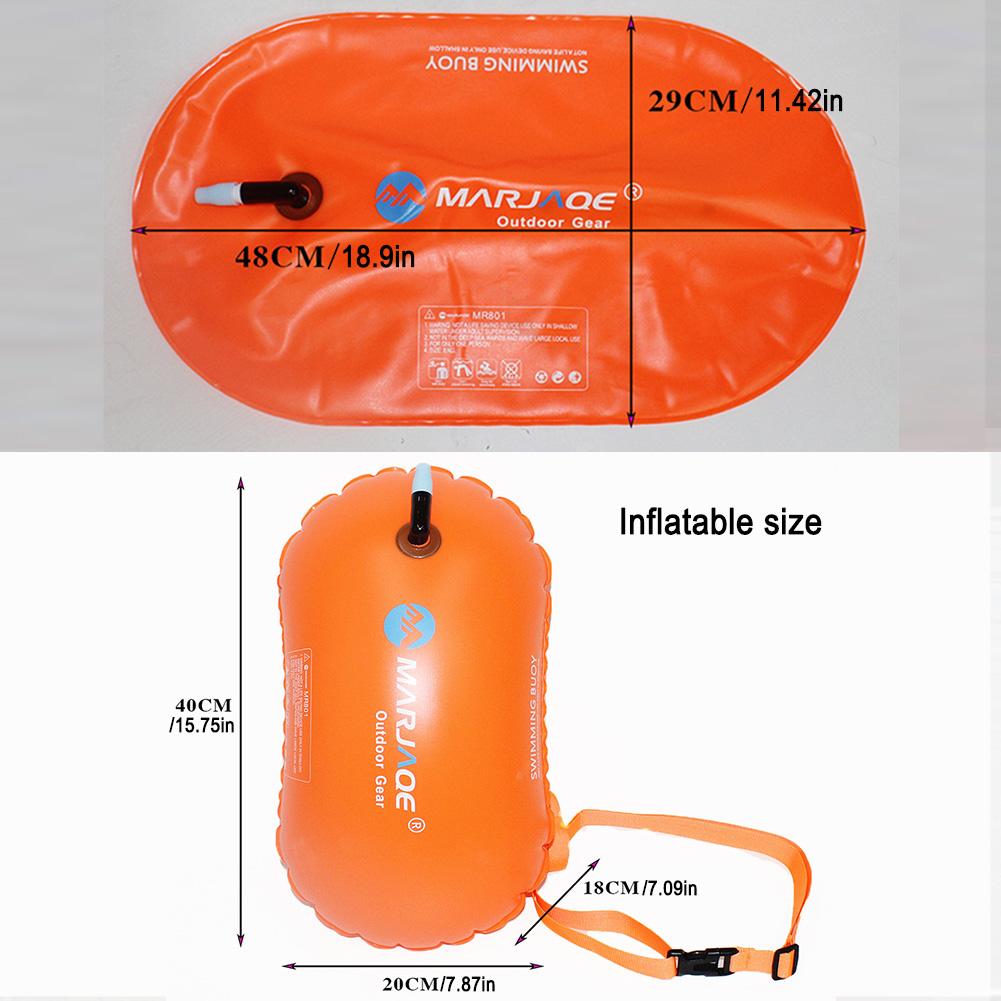 Inflatable Swim Buoy Float for Swimming Pool PVC Material 180mm Diameter Circular Lightweight Colored Swimming Belt Bubble