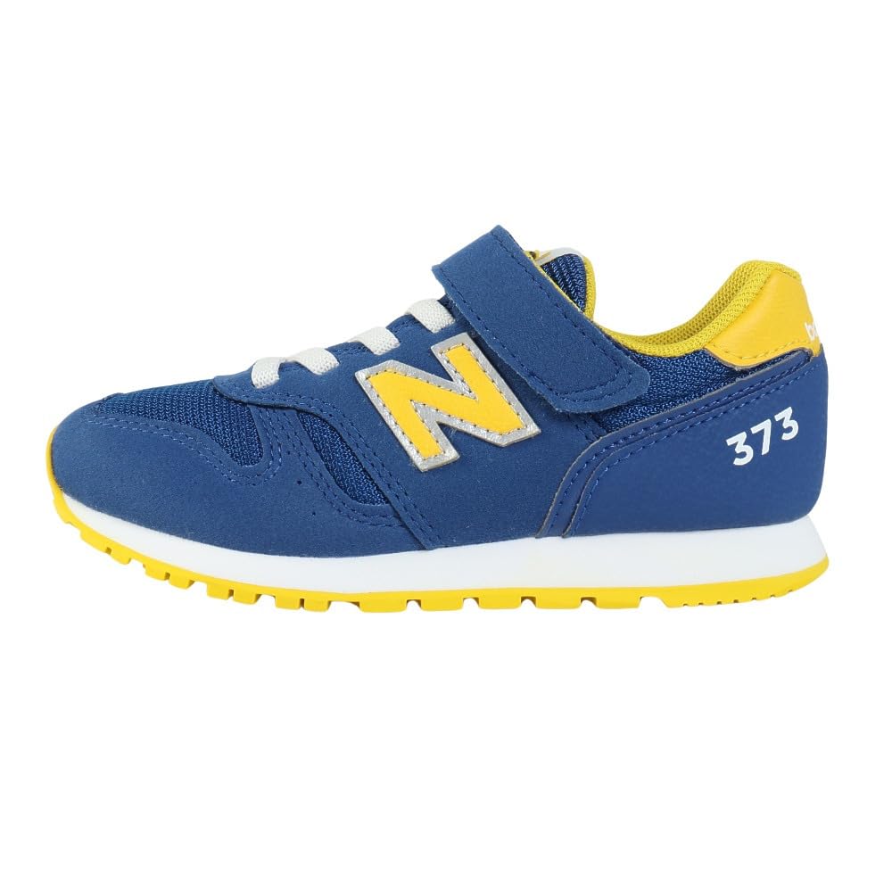 New Balance YV373 Strap Size Athletic School YV373PK2 Kids' Sneakers, Shoes, Blue/Yellow, 18.5cm, Boys' Shoes, Shoes,