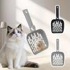 1pc Litter Scoop with Ergonomic Handle & Non-Slip Grip - Heavy-Duty Plastic Construction, Scratch-Resistant Design, Easy-Clean