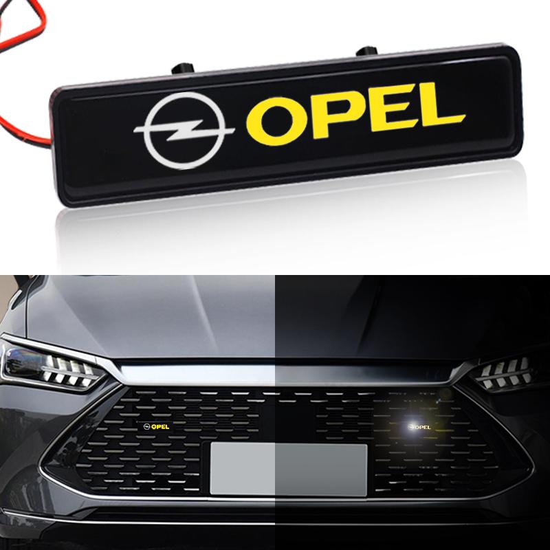 AAIW1 Car LED Mid-Net Clip Daytime Running Warning Light Auto For Opel Astra Antara Zafira Frontera Tigra Rocks Mokka-e Corsa Insignia