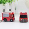 Schöner Feuerwehrauto-Schlüsselanhänger mit LED-Sound, Handtasche, Hängedekoration, Spielzeug, Geschenk
